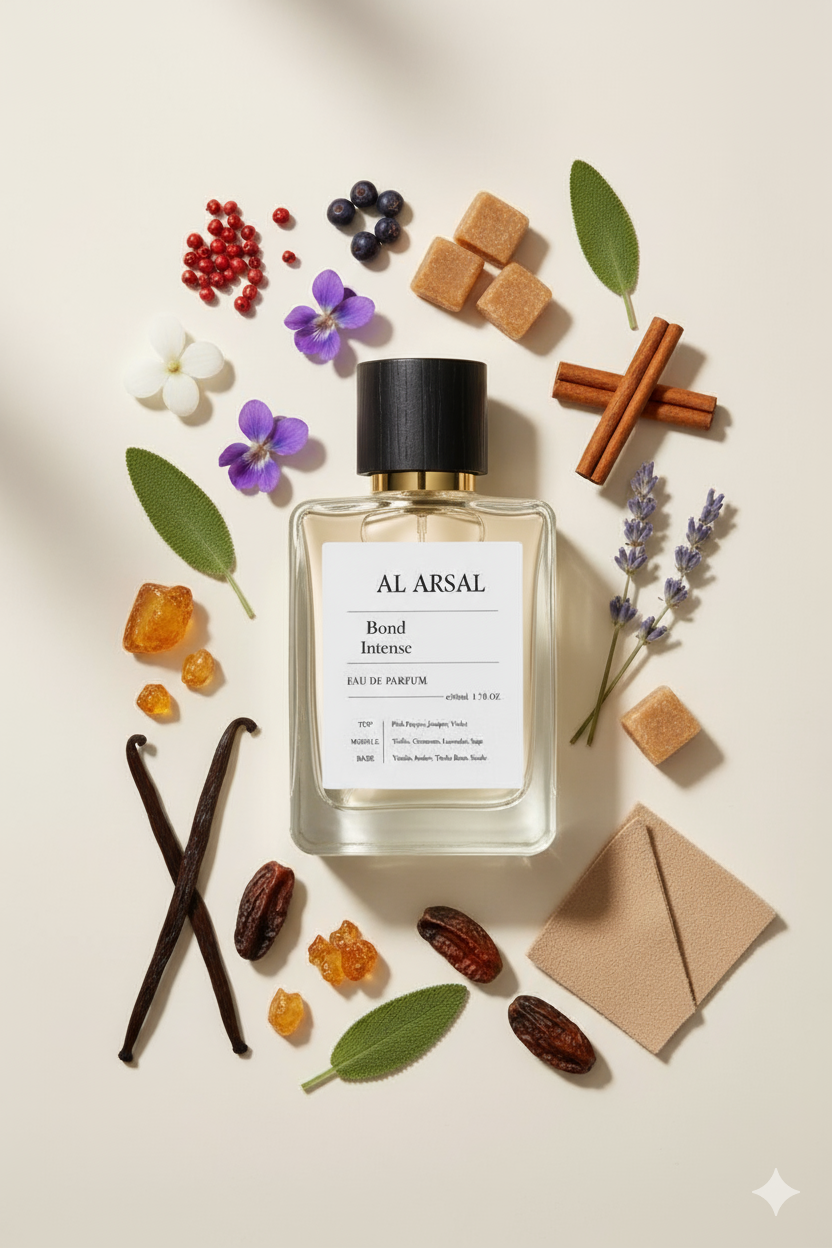 Bond Intense by Al Arsal | Long Lasting Eau De Parfum | Inspired by Emporio Armani Stronger With You Intensely | Bold, Warm & Charismatic Men’s Fragrance | Premium Perfume Under ₹899 – 50ml