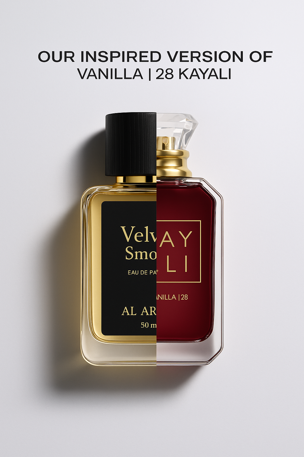 Velvet Smoke by Al Arsal | Inspired by Kayali Vanilla | 28 | Long Lasting Unisex Perfume | 50ml | Eau de Parfum | Premium Vanilla Fragrance Under ₹1000