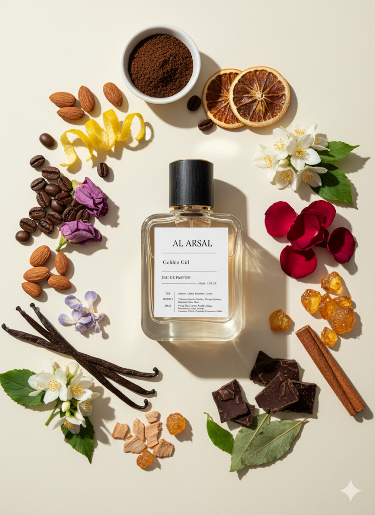 Golden Girl by Al Arsal | Long Lasting Eau De Parfum for Women | Inspired by Carolina Herrera Good Girl | Sophisticated, Glamorous & Alluring Women’s Fragrance | Premium Perfume Under ₹899 – 50ml