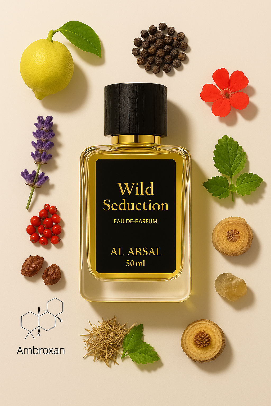 Wild Seduction by Al Arsal | Long Lasting Eau De Parfum for Men | Inspired by Sauvage | Bold & Fresh Masculine Fragrance | Perfume for Men Under ₹999 – 50ml